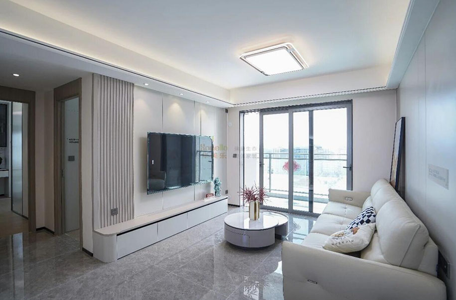 【實景案例】保利和悅春風四居室：把‘少即是多’玩到了極致”